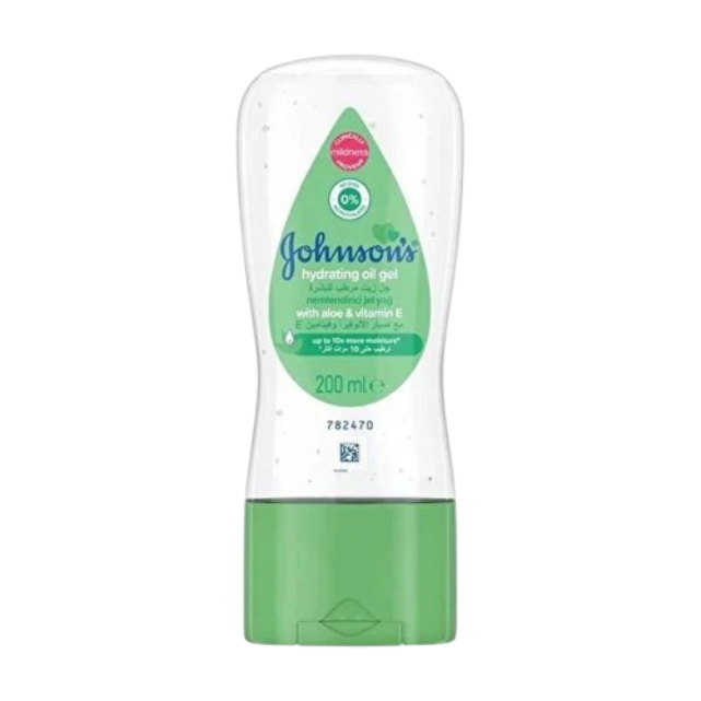 Johnson's Hydrating Gel Oil with Aloe Vera and Vitamin E 200Ml