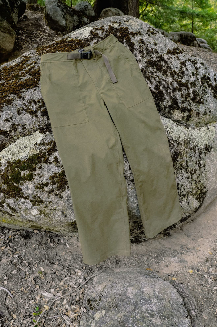 Men's Journey Utility Pant in the color Dark Olive/Olive Surplus - Additional Laydown image