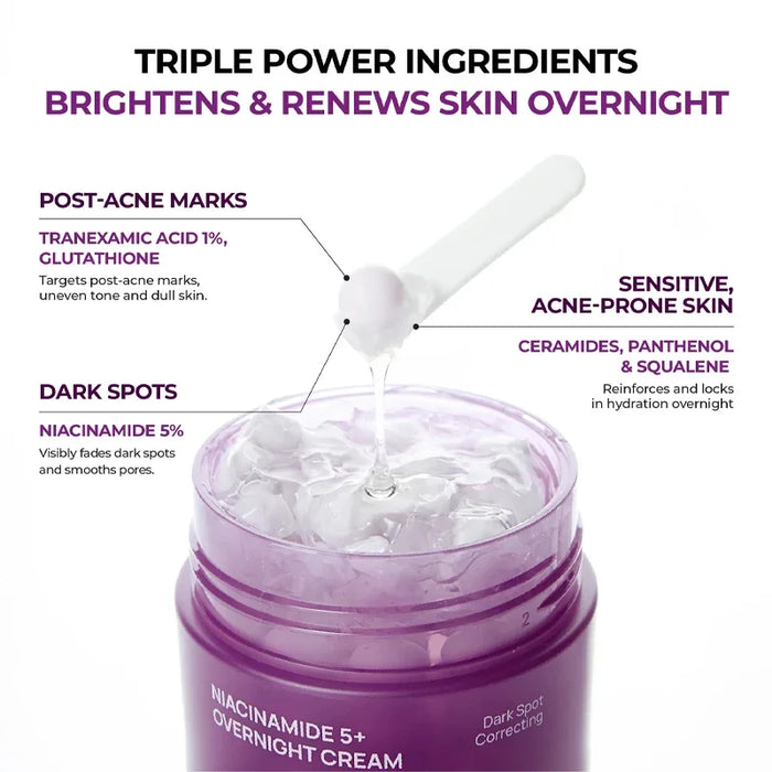 [Jumiso] Niacinamide 5+ Overnight Cream 50ml - Ballagrio