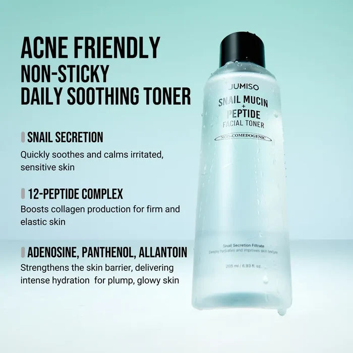 Jumiso Snail Mucin + Peptide Facial Toner 205Ml