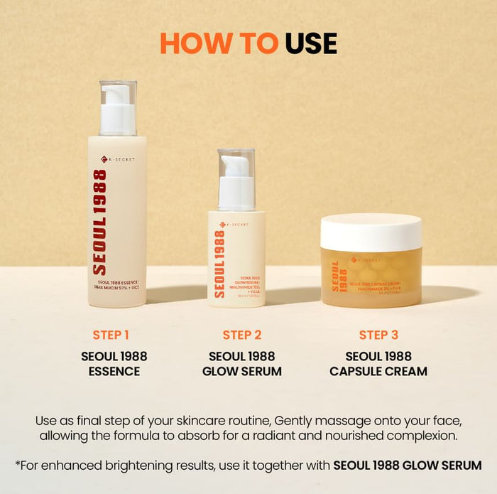 K-Secert Seoul 1988 Capsule Cream Niacinamide 5% + Yuja 50Ml