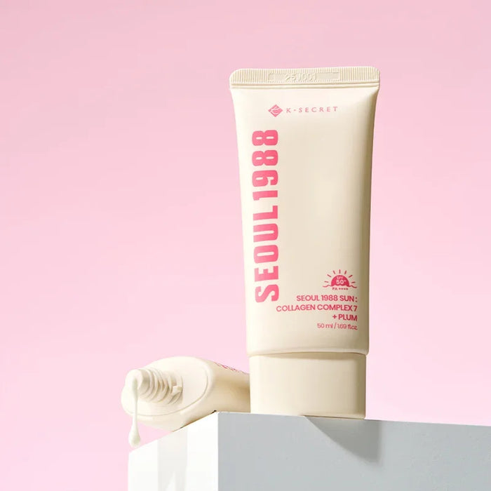 [K-SECRET] Seoul 1988 Sun: Collagen Complex 7 + Plum SPF 50+ PA++++ 50ml - Ballagrio