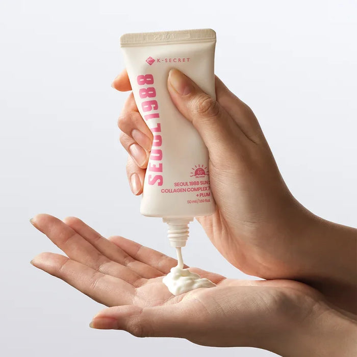 [K-SECRET] Seoul 1988 Sun: Collagen Complex 7 + Plum SPF 50+ PA++++ 50ml - Ballagrio