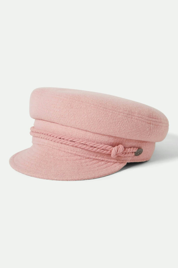 Women's Kayla Cap in the color Soft Pink Boucle - Front Product View