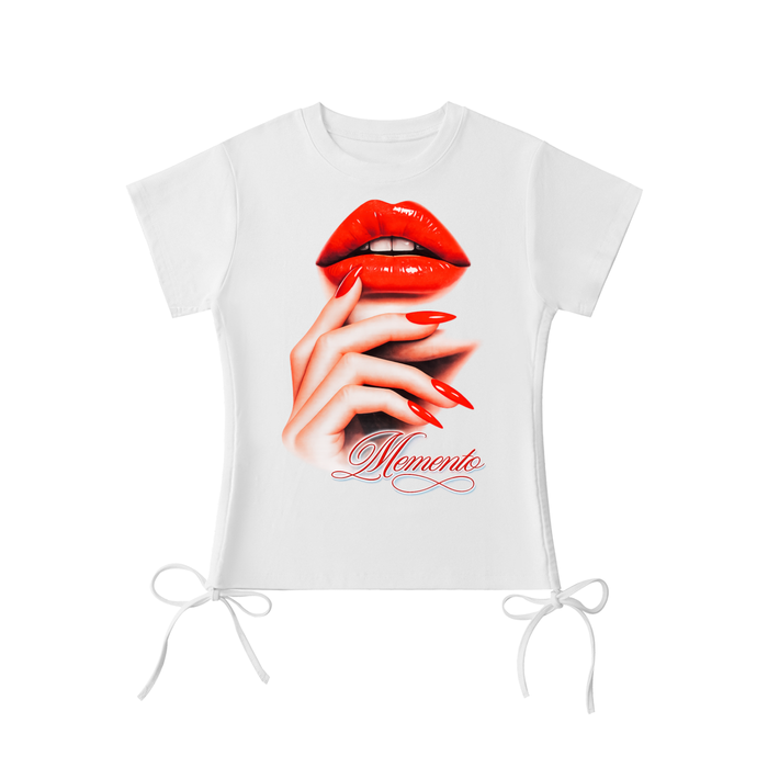 Kisses Essential Drawstring T-Shirt - Memento Mori Clothing