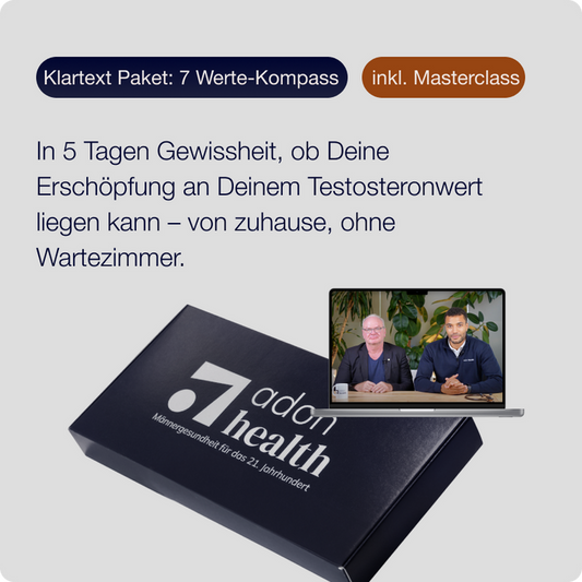 Klartext-Paket: Premium Testosterontest + Testosteron Masterclass
