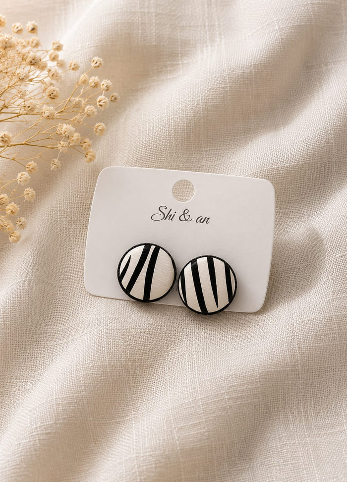 Korean Trendy Stud Earrings Combo for Women | Minimal, Retro & Pastel Designs (Combo of 4)