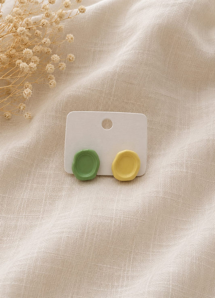 Korean Trendy Stud Earrings Combo for Women | Minimal, Retro & Pastel Designs (Combo of 4)