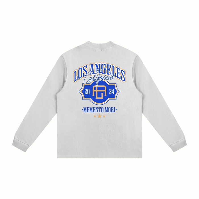 LA Essential Non-Shrink Mock Neck Sweatshirt - Memento Mori Clothing