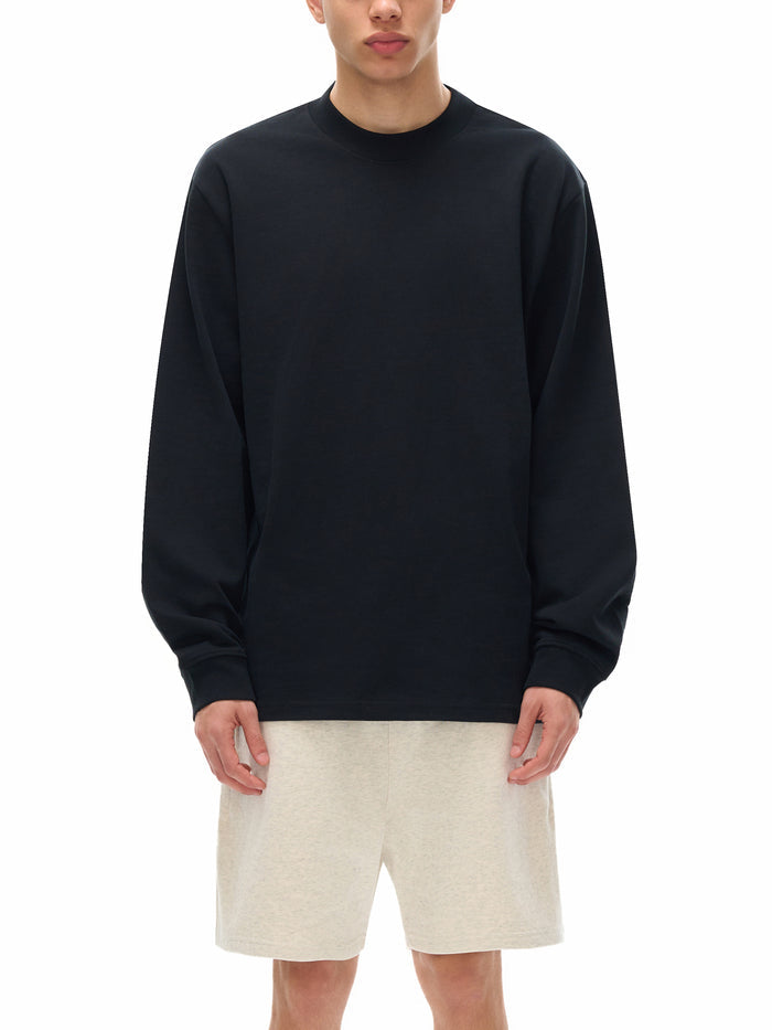 LA Essential Non-Shrink Mock Neck Sweatshirt - Memento Mori Clothing