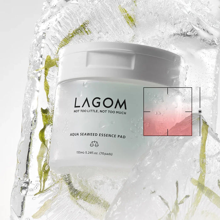 [LAGOM] Aqua Seaweed Essence Pad 155ml 70EA - Ballagrio