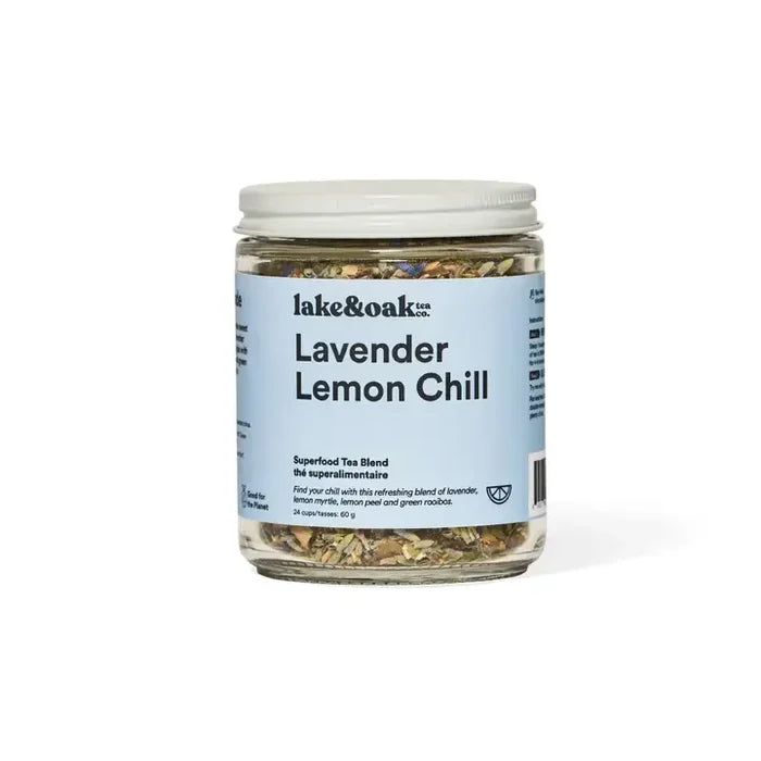 Lavender Lemon Chill – Superfood Tea Blend (60g) | Lake & Oak