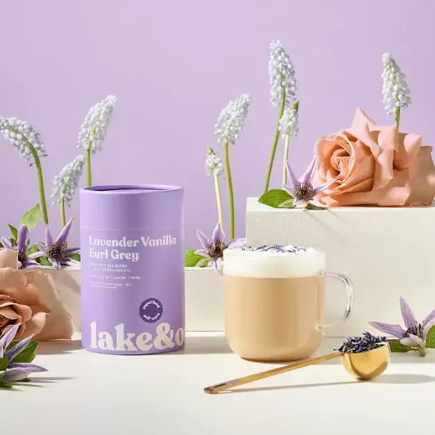 Lavender Vanilla Earl Grey – Superfood Tea Blend (70g) | Lake & Oak