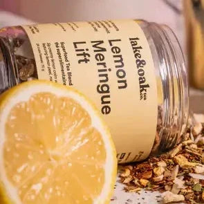 Lemon Meringue Lift – Superfood Tea Blend (70g) | Lake & Oak