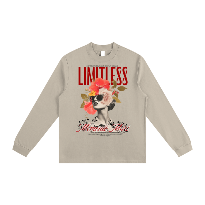 Limitless Non-Shrink Mock Neck Sweatshirt - Memento Mori Clothing