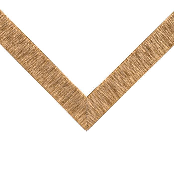 Linear 1", Aged Gold Picture Frame