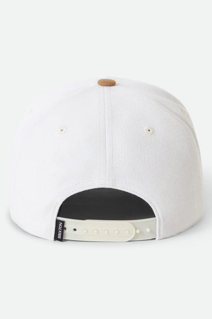 Linwood Netplus Snapback - Off White/Copper