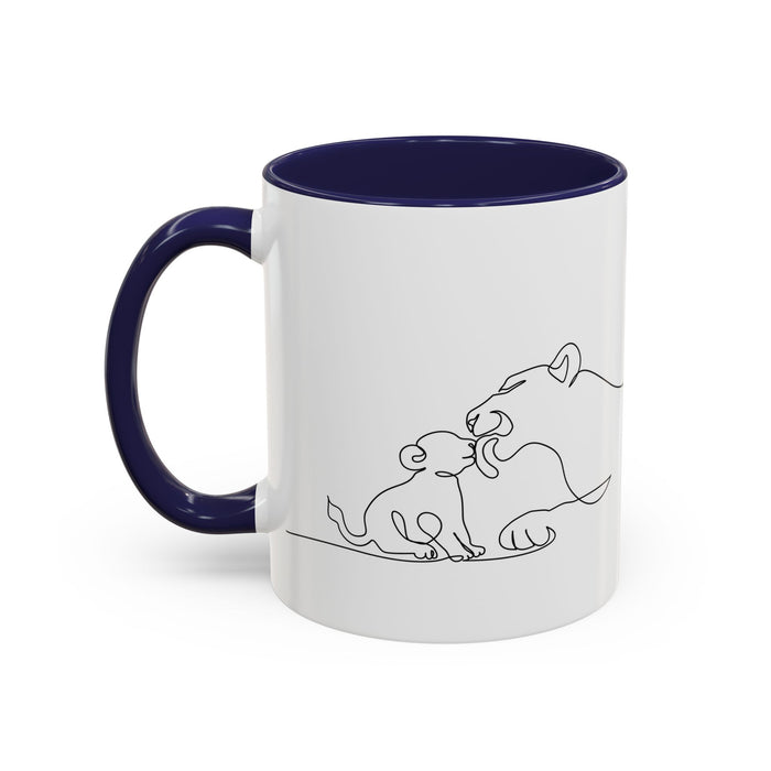 Lioness and Cub Mug