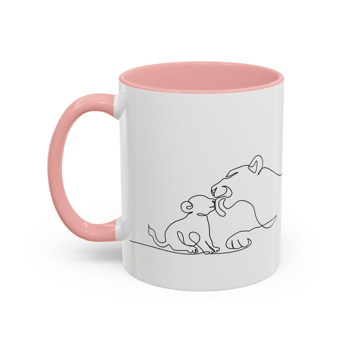 Lioness and Cub Mug