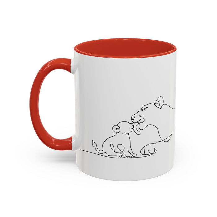 Lioness and Cub Mug