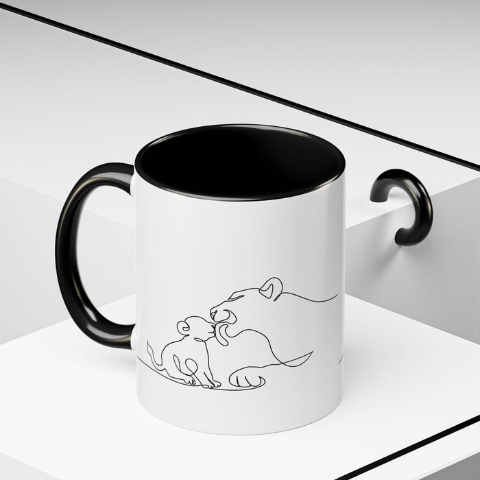 Lioness and Cub Mug