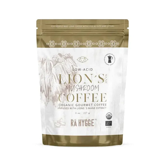 Lion's Mane Mushroom Coffee Espresso ground 227 g / 8 oz - Ra Hygge