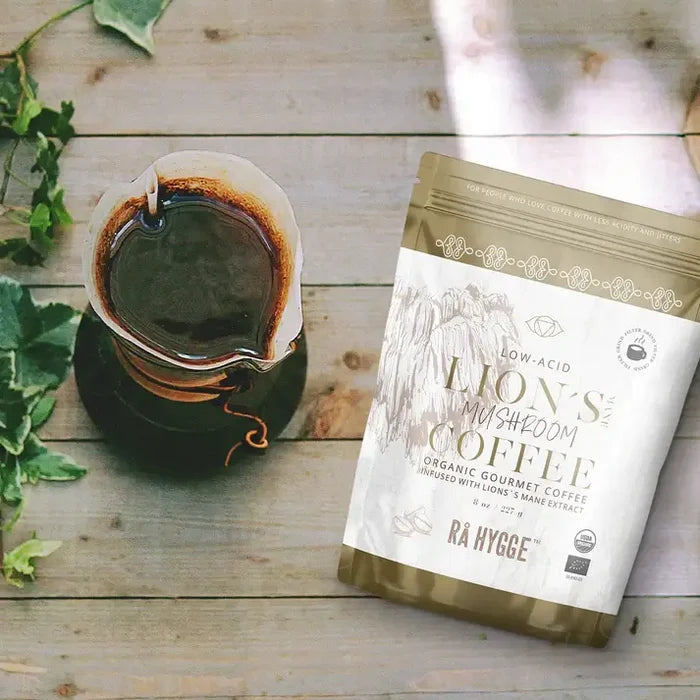 Lion's Mane Mushroom Coffee Filter ground 227 g / 8 oz - Ra Hygge