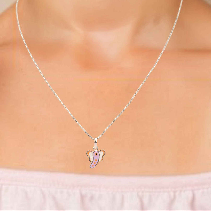 Little Purple Flutter Necklace