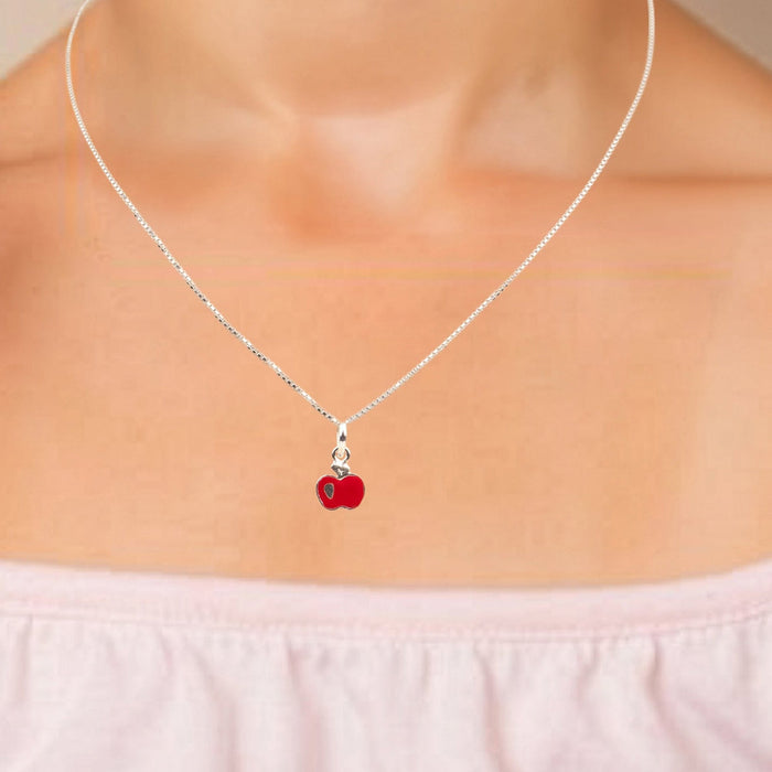Little Red Apple Pendant