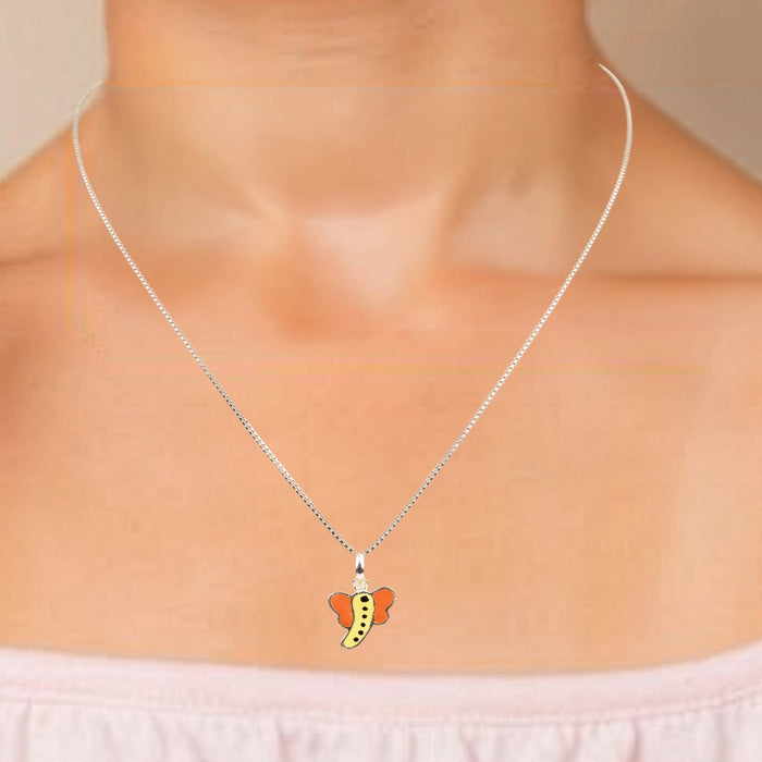 Little Yellow Flutter Necklace