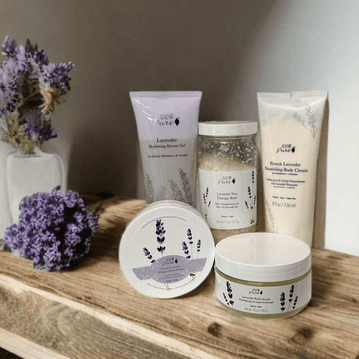 Luxury Lavender Skin + Bath Set – Soothing Lavender Gift Set