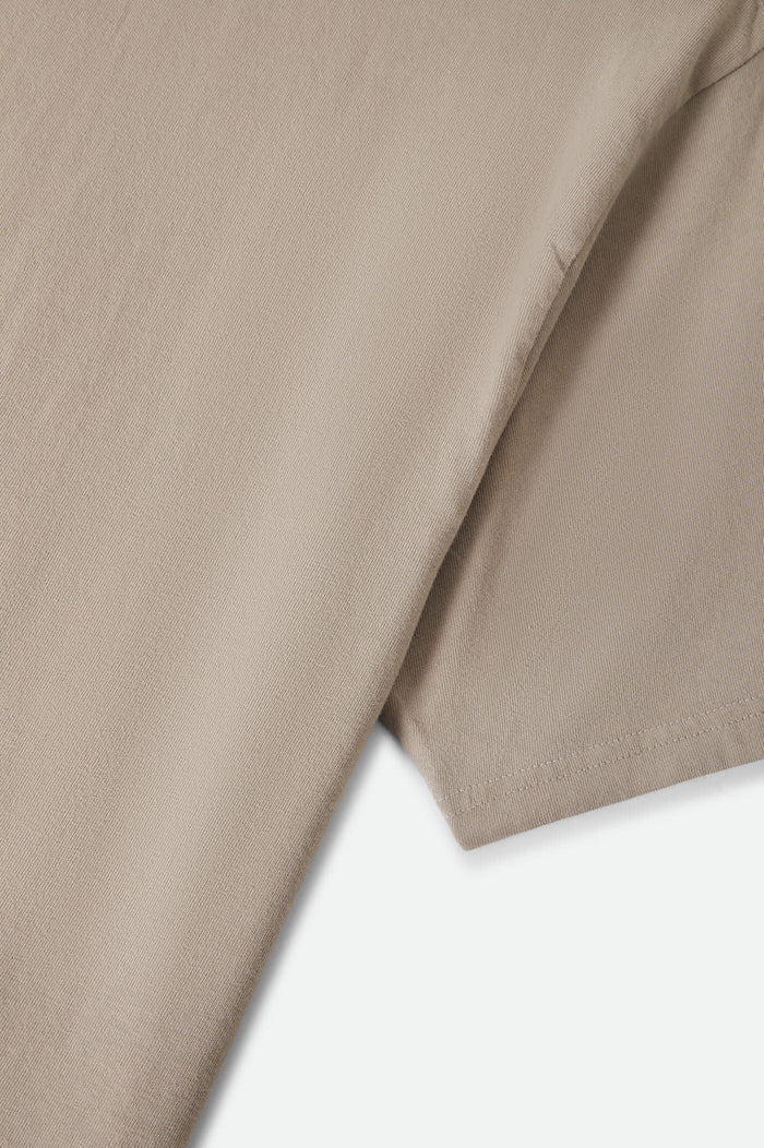 Men's Machine Short Sleeve Standard T-Shirt in the color Pebble Stone Worn Wash - Additional Laydown image