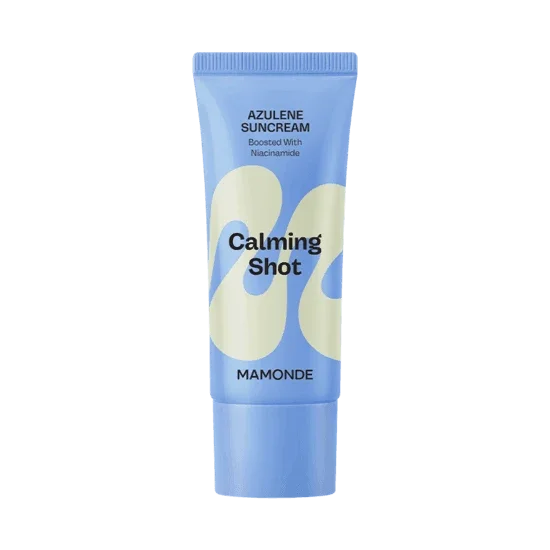 [Mamonde] Calming Shot Azulene Suncream SPF 50+ PA++++ 35ml - Ballagrio