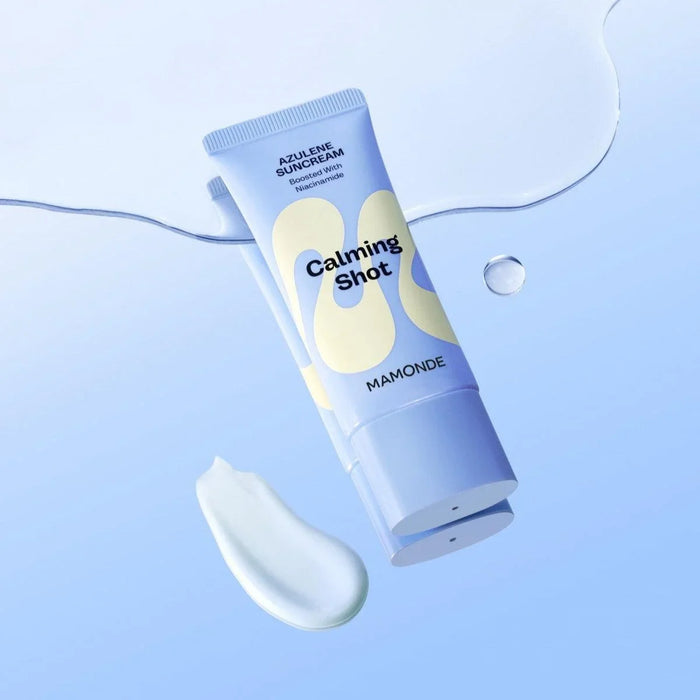 [Mamonde] Calming Shot Azulene Suncream SPF 50+ PA++++ 35ml - Ballagrio