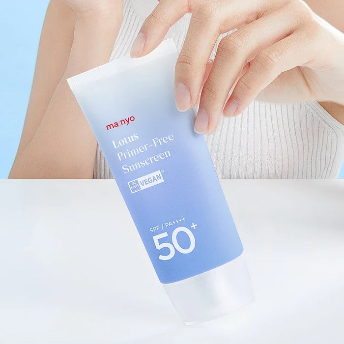 [Manyo Factory] Lotus Primer-Free Sunscreen SPF 50+ PA++++ 50ml - Ballagrio