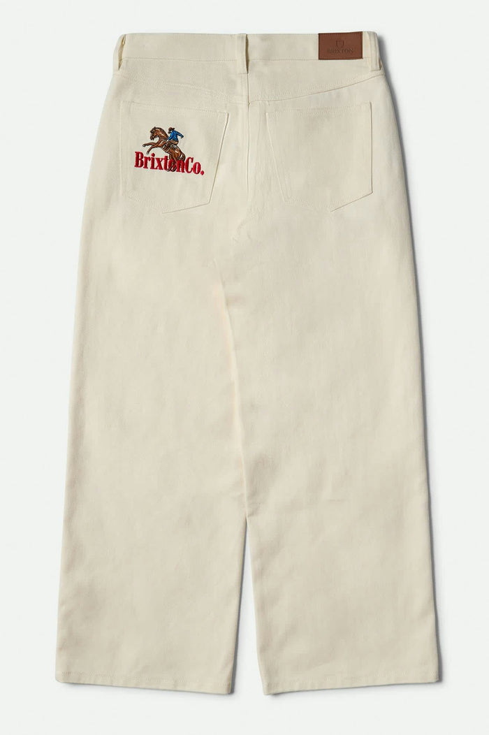 Margo Cropped 5-Pocket Pant - Off White