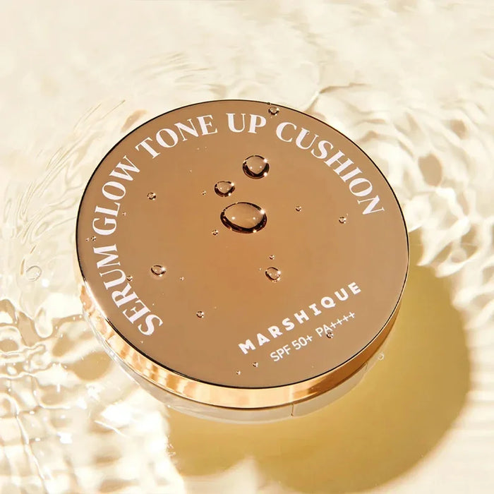 [MARSHIQUE] Serum Glow Tone Up Cushion SPF 50+ PA++++ 12g