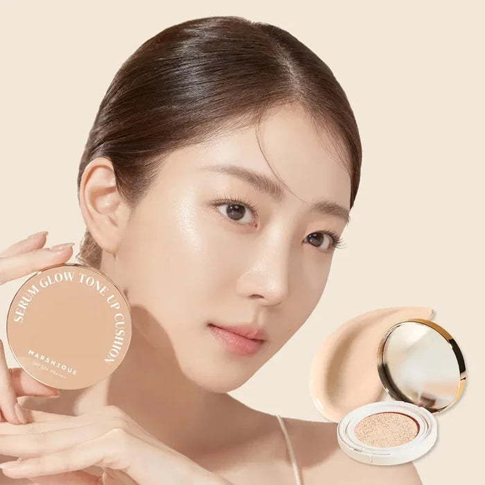 [MARSHIQUE] Serum Glow Tone Up Cushion SPF 50+ PA++++ 12g