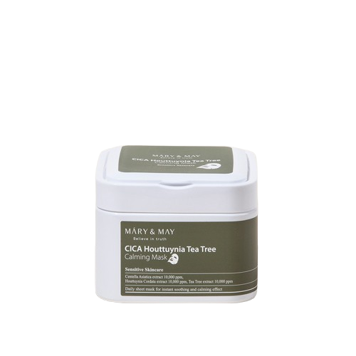 Mary & May Cica Houttuynia Tea Tree Calming Mask 400gm-30ea