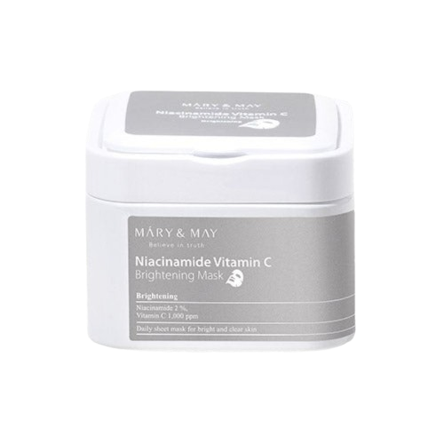 Mary & May Niacinamide Vitamin C Brightening Mask 400gm-30ea