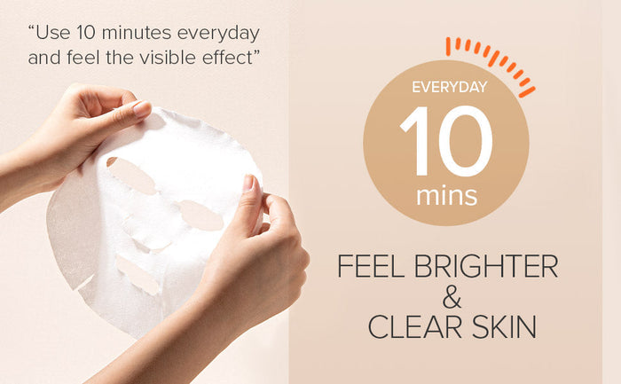 Mary & May Niacinamide Vitamin C Brightening Mask 400gm-30ea