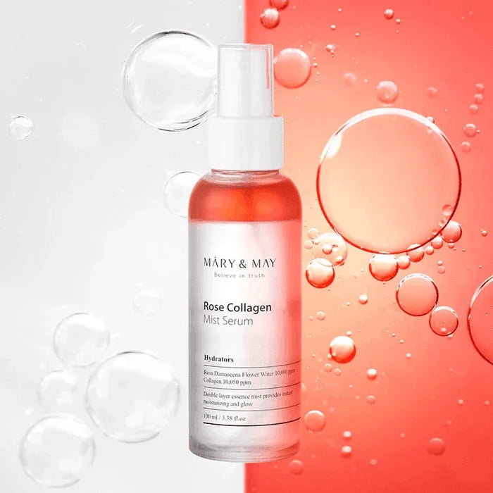 [Mary&May] Rose Collagen Mist Serum 100ml - Ballagrio