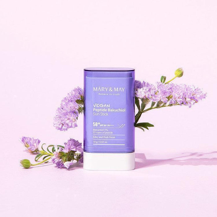 [Mary&May] Vegan Peptide Bakuchiol Sun Stick 50+ PA++++ 18g - Ballagrio