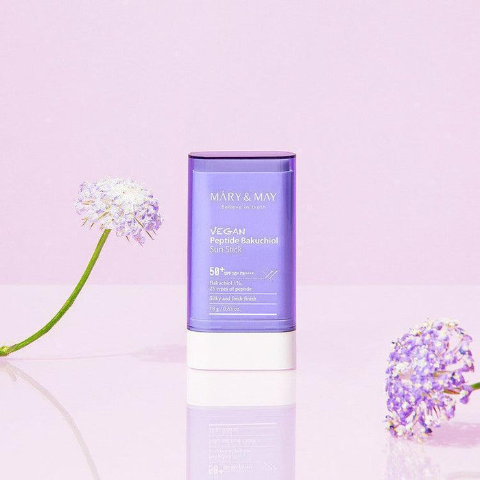 [Mary&May] Vegan Peptide Bakuchiol Sun Stick 50+ PA++++ 18g - Ballagrio