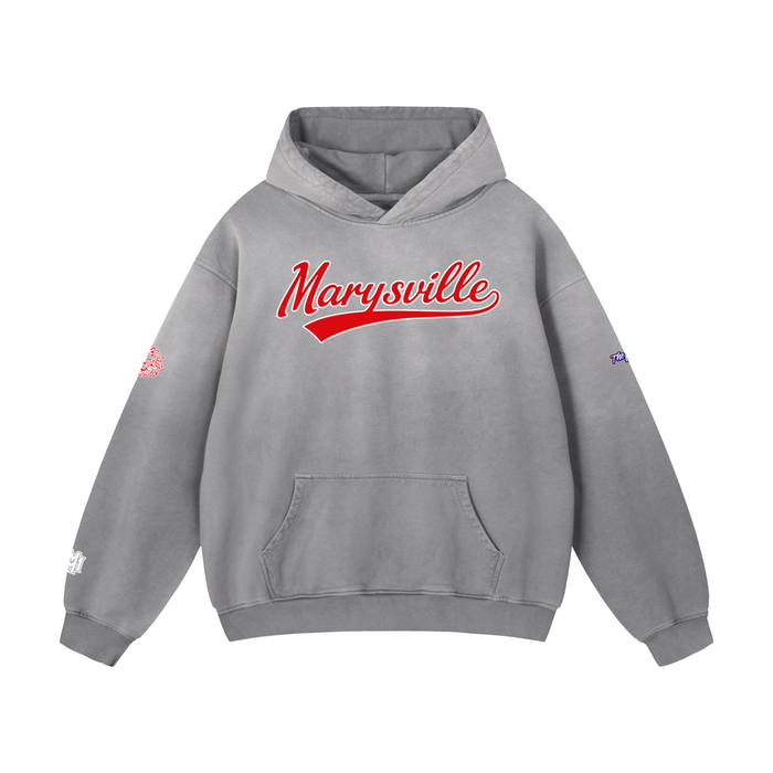 Marysville Heavyweight Sunfade Oversized Hoodie - Memento Mori Clothing