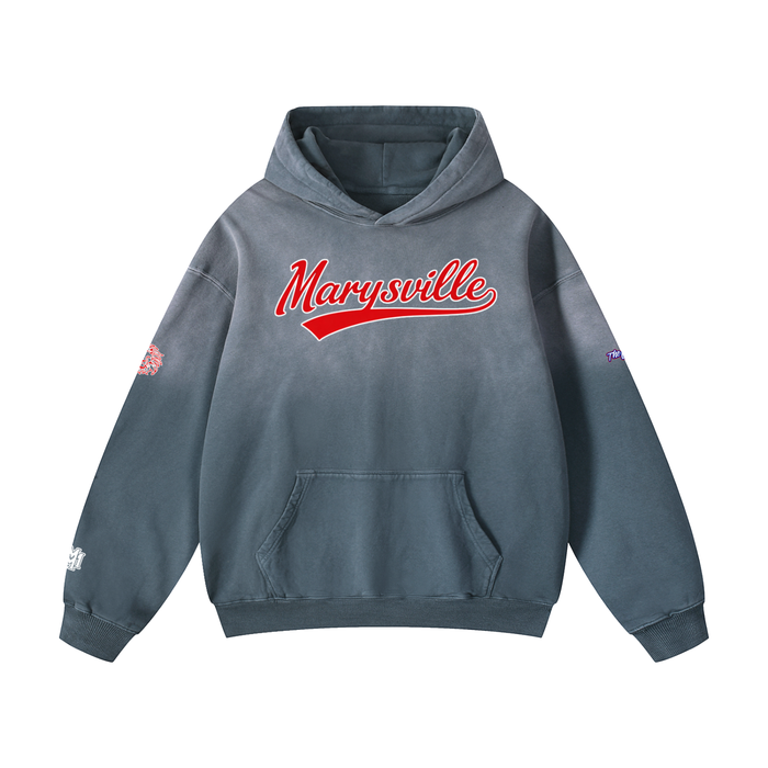 Marysville Heavyweight Sunfade Oversized Hoodie - Memento Mori Clothing