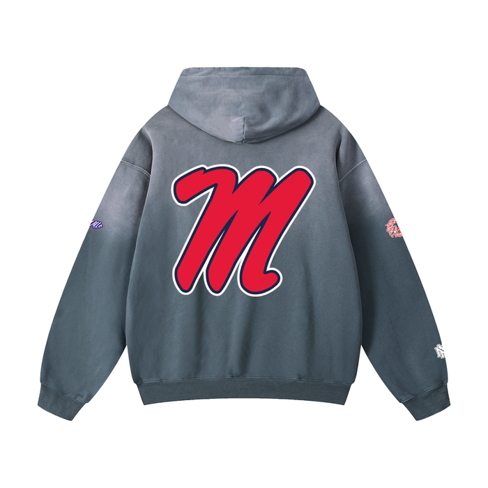 Marysville Heavyweight Sunfade Oversized Hoodie - Memento Mori Clothing