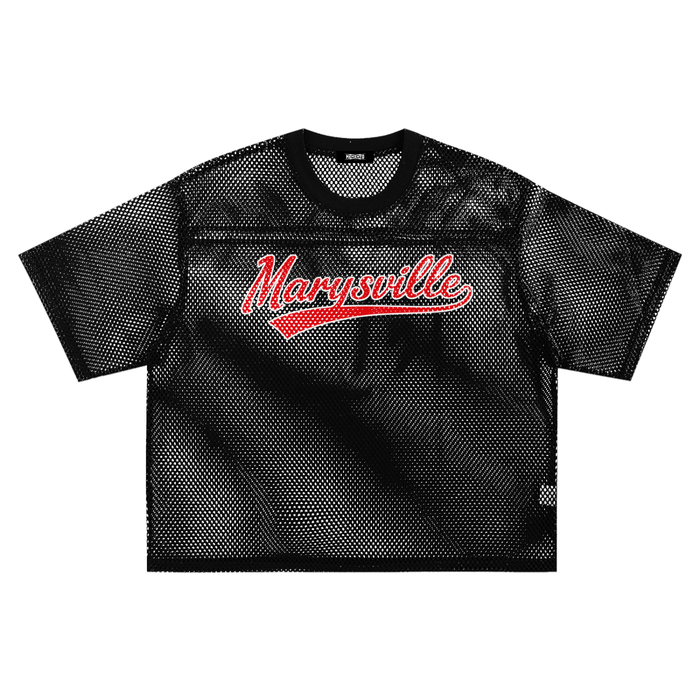 Marysville See-through Boxy Net T-Shirt - Memento Mori Clothing