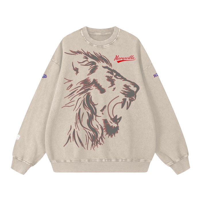 Marysville Snow Washed Oversized Sweatshirt - Memento Mori Clothing
