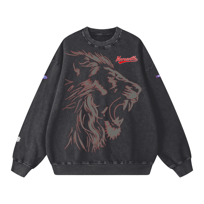 Marysville Snow Washed Oversized Sweatshirt - Memento Mori Clothing